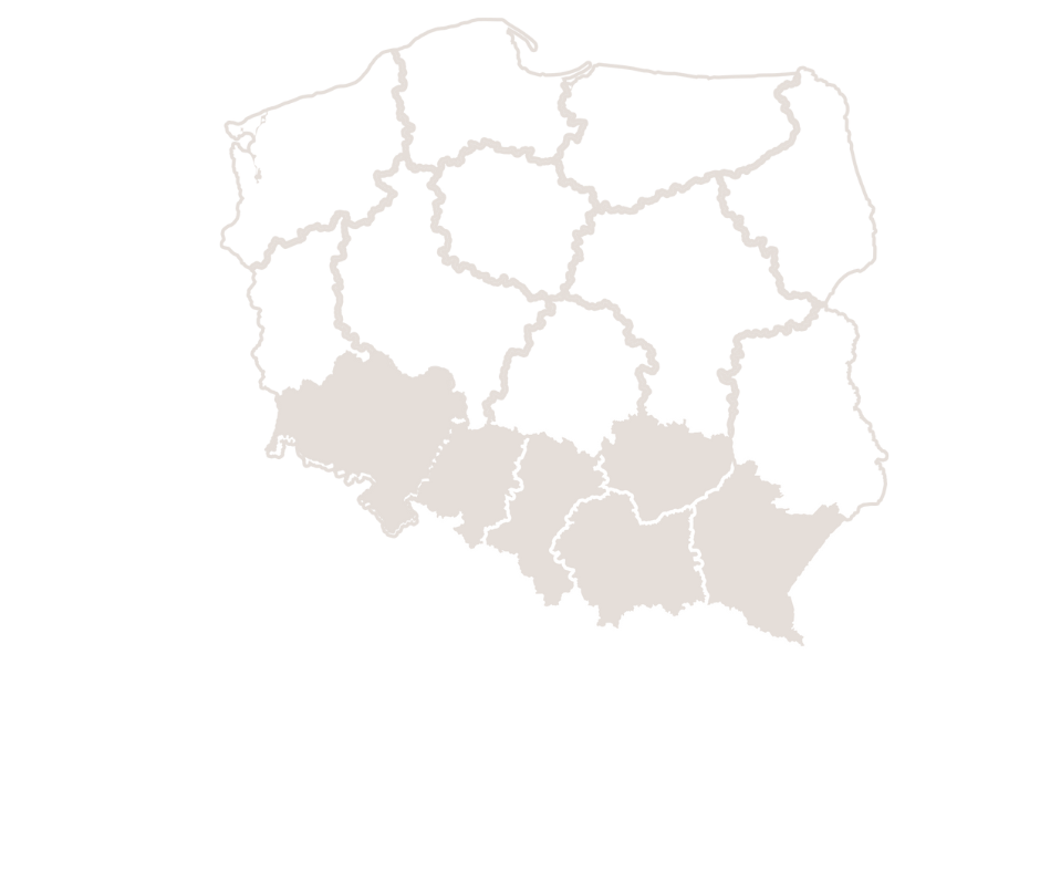 Dział handlowy - regiony: opolskie, dolnośląskie, śląskie, małopolskie, podkarpackie, świętokrzyskie